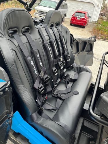 Rear Bench Seat W Harnesses for RZR 4 1000/900 (2014-2023) - Bench Seat