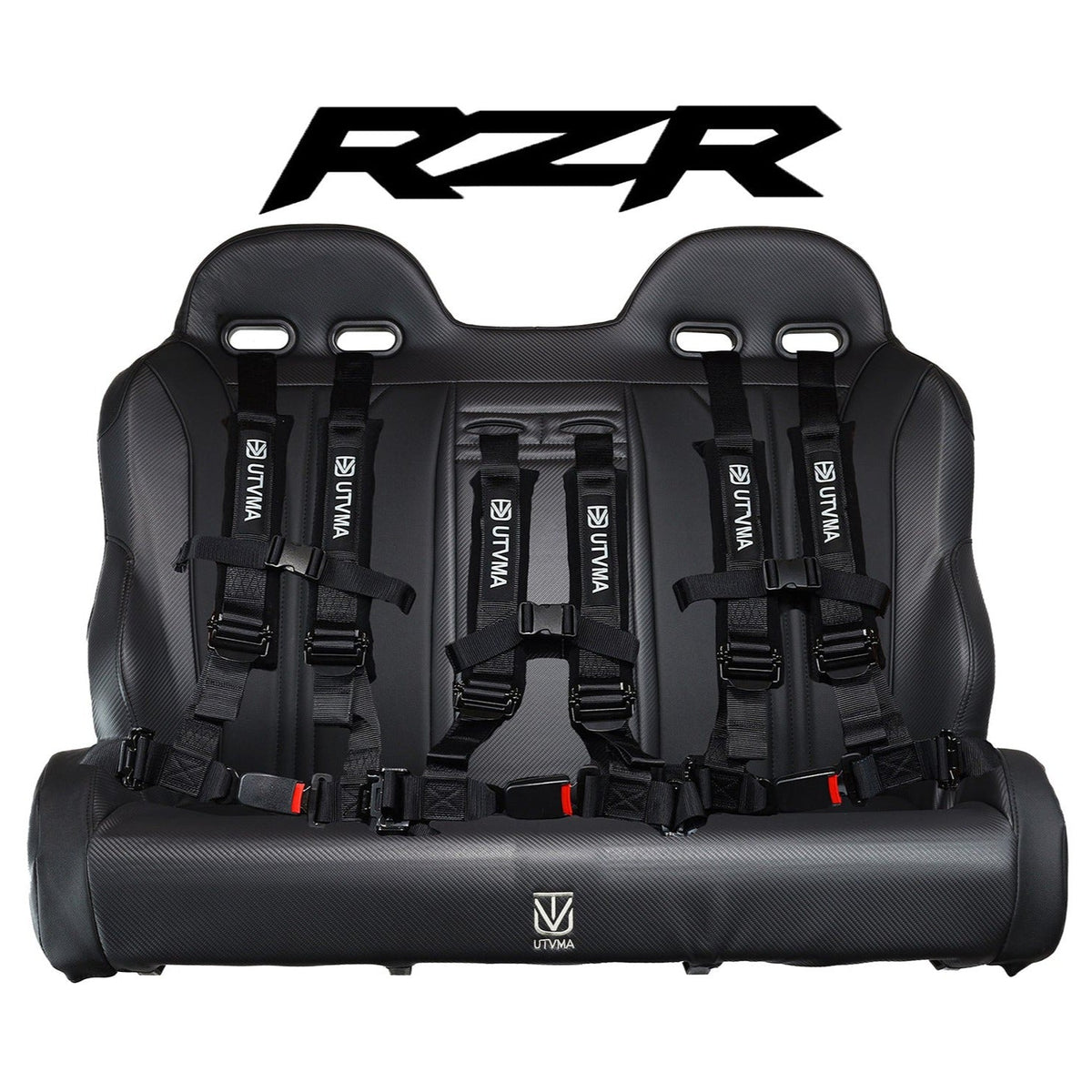 Rear Bench Seat W Harnesses for RZR 4 1000/900 (2014-2023) - Bench Seat