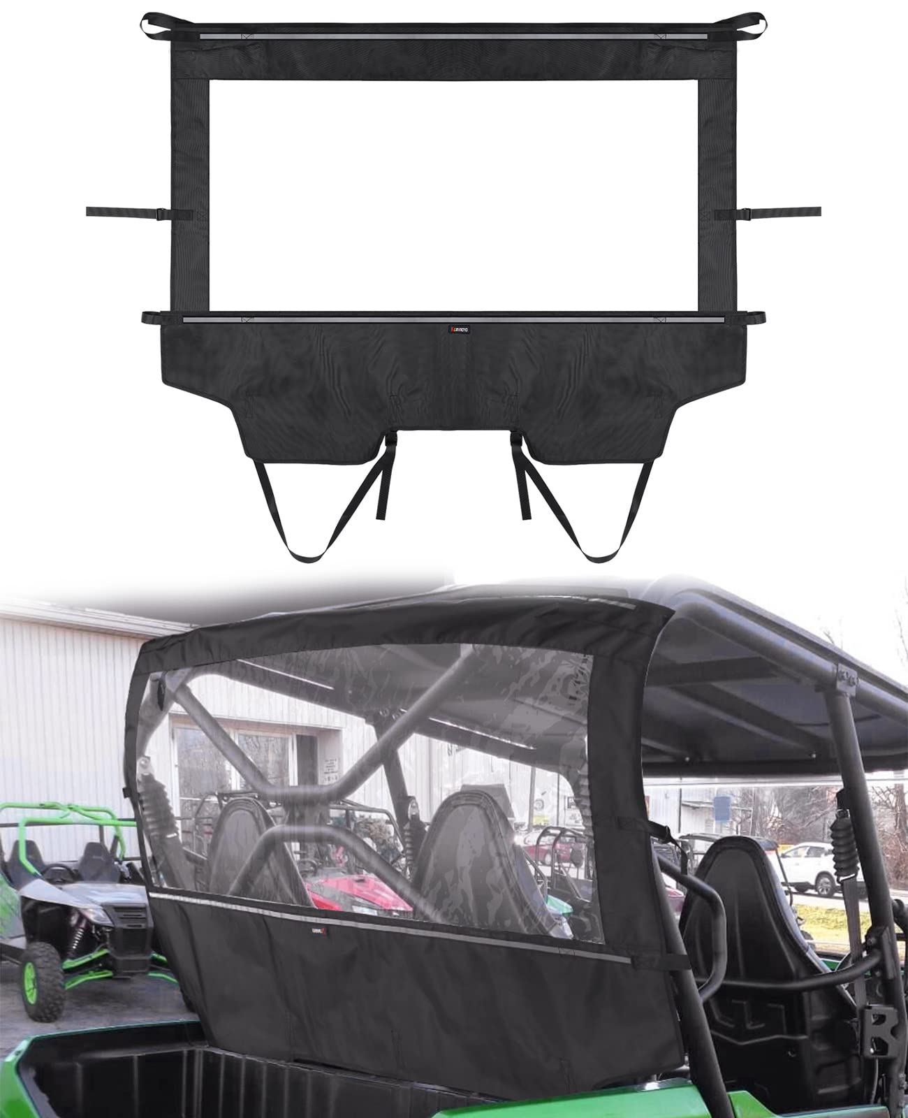 Rear Soft Rear Windshield for Kawasaki TERYX 4 800