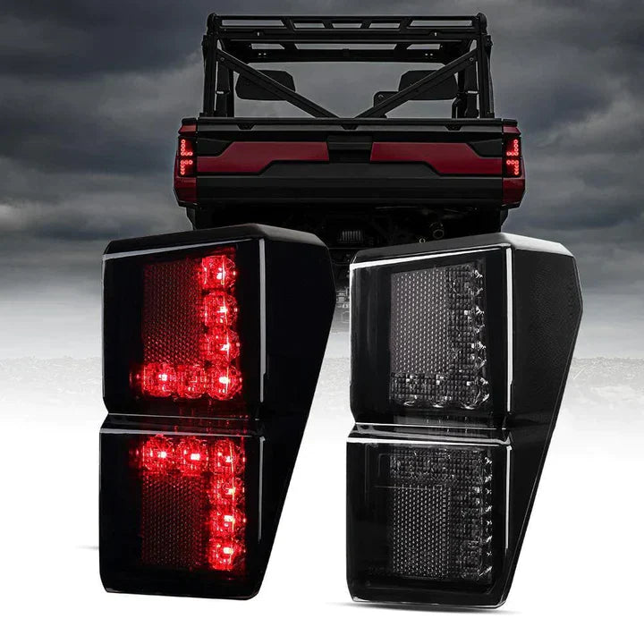 Rear View Mirror & Tail Light For Polaris Ranger XP 1000 2018-2023