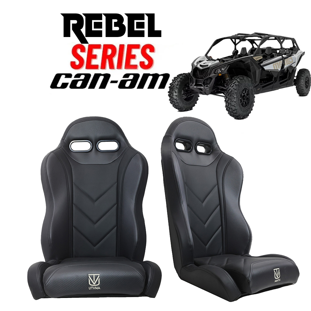 ’Rebel’ Series Pair of Front Suspension Bucket Seats Maverick X3 2 or 4 Seater (2017+) - Seats