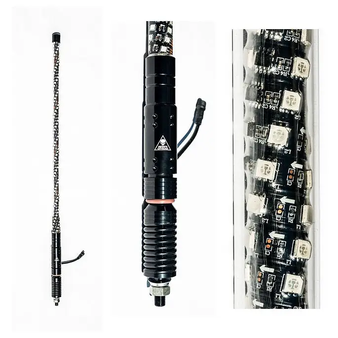 RGB + W Whips (Compatible With Rock Lights) - LED Whip