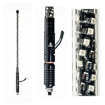 RGB + W Whips (Compatible With Rock Lights) - LED Whip