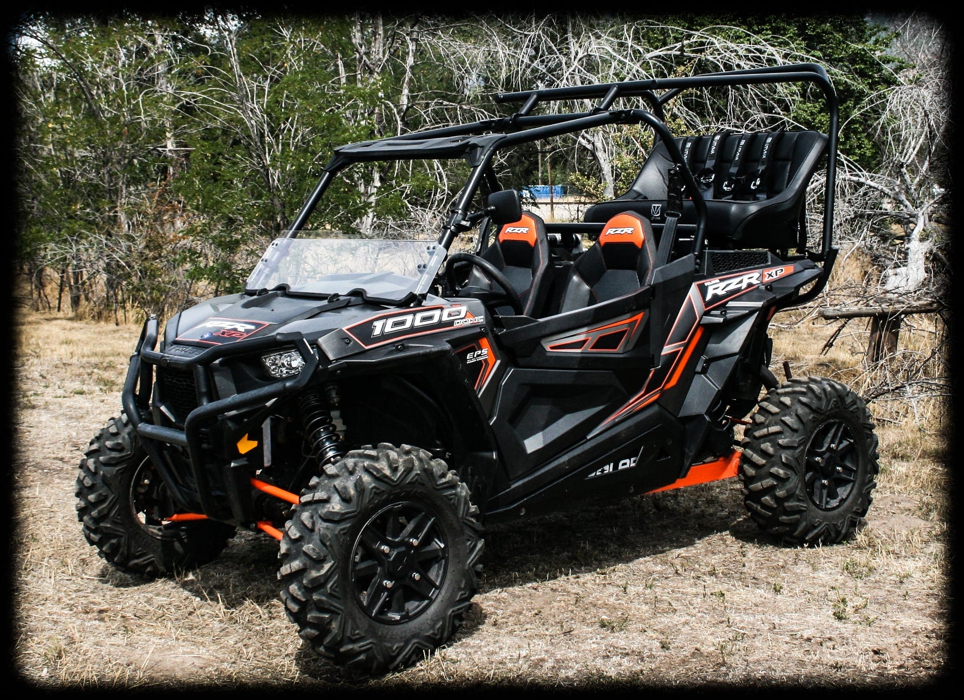 RZR 1000 Backseat and Roll Cage Kit (2014-2023) - Backseat and Roll Cage