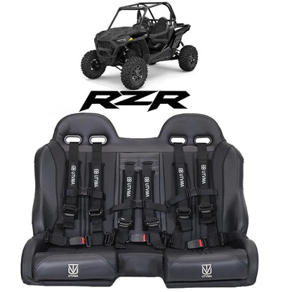RZR 1000 Elite Series Bench Seat Front or Rear Bench Seat W Harnesses (over the console) (2014-2023) - Bench Seat