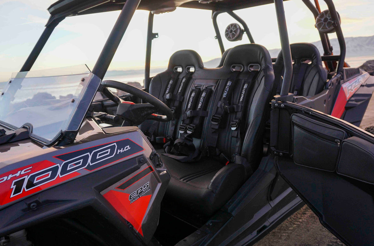 RZR 1000 Elite Series Bench Seat Front or Rear Bench Seat W Harnesses (over the console) (2014-2023) - Bench Seat