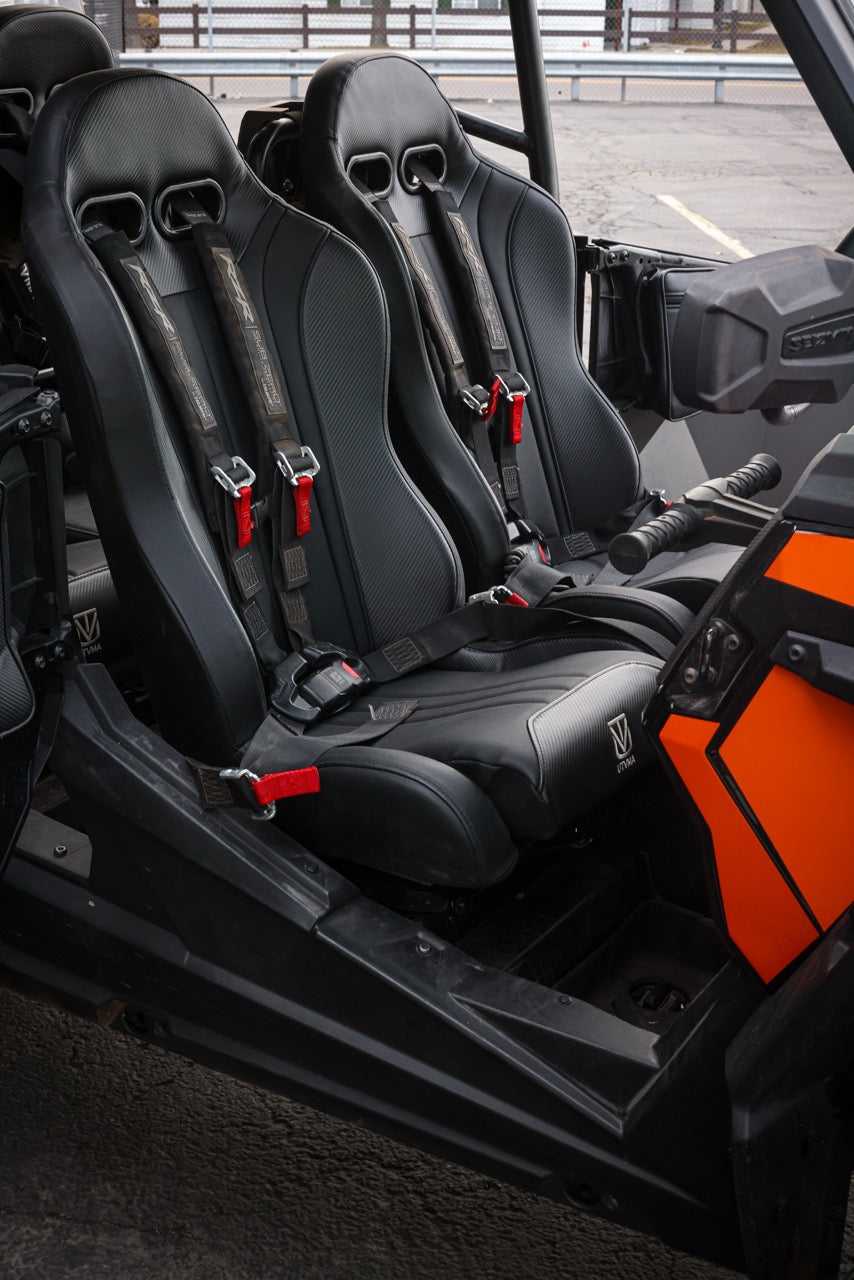 RZR 1000 Rear Bench Seat & Pair of Front Bucket Seats Set - Bench Seat