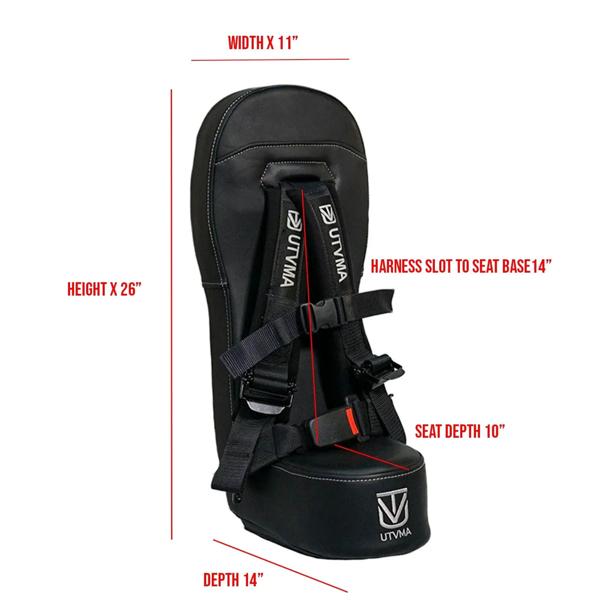 RZR 4 1000 Bump Seat Set (Front and Rear) - Bump Seat
