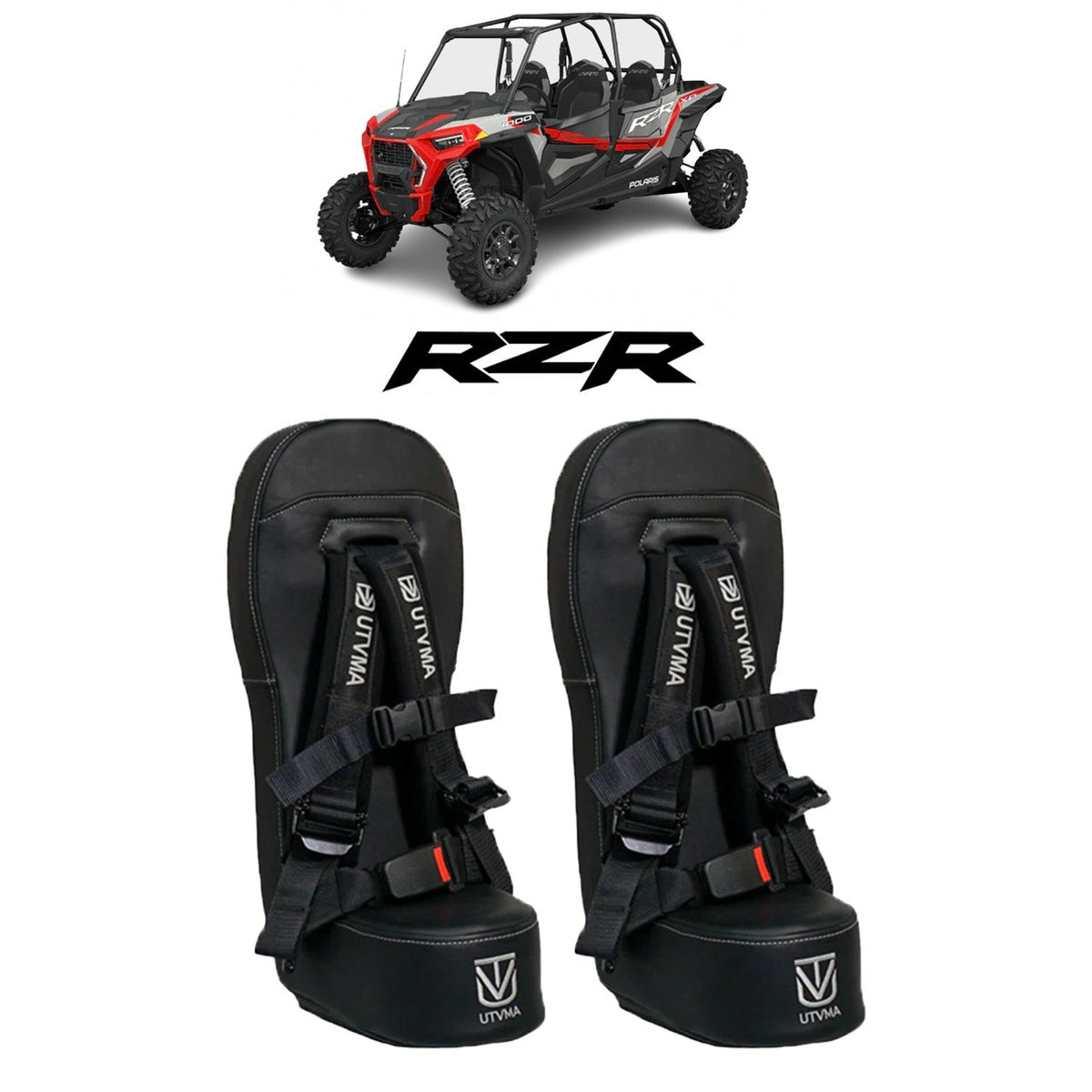 RZR 4 1000 Bump Seat Set (Front and Rear) - Bump Seat