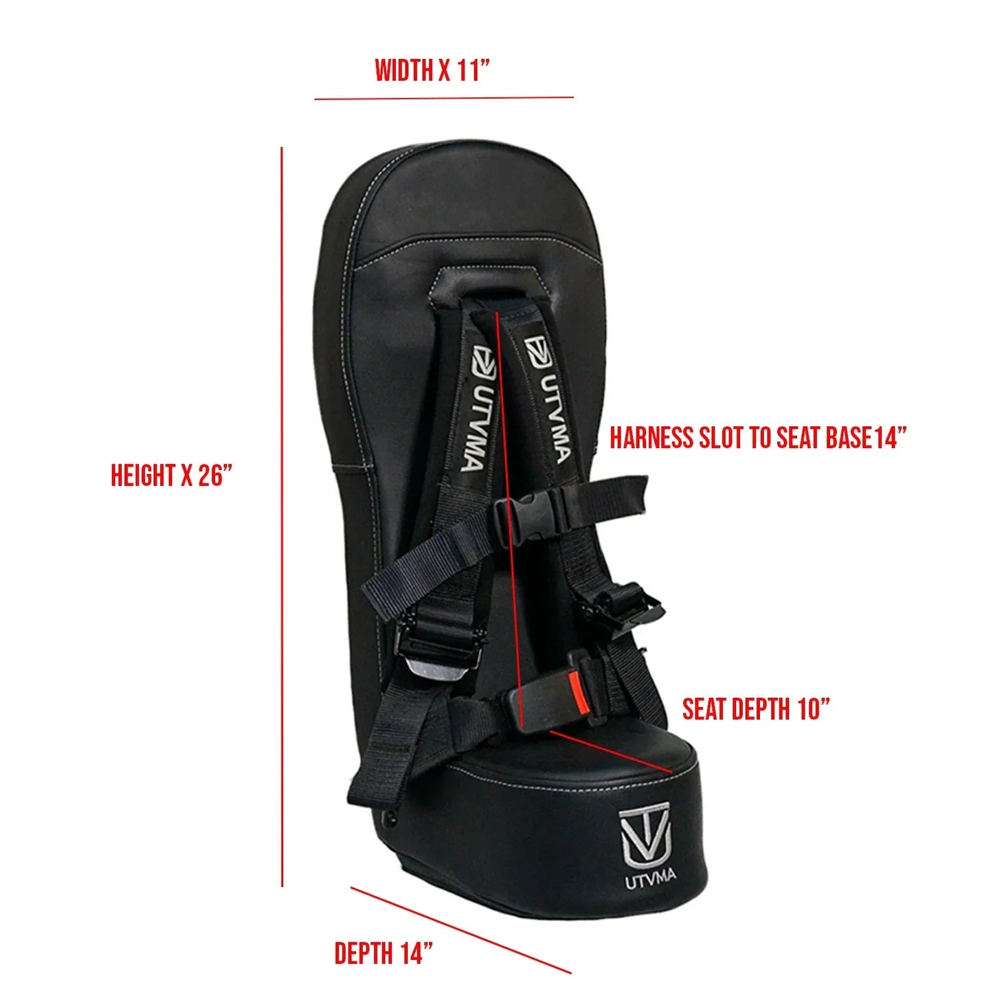 RZR 4 1000 Bump Seat Set (Front and Rear) - Bump Seat