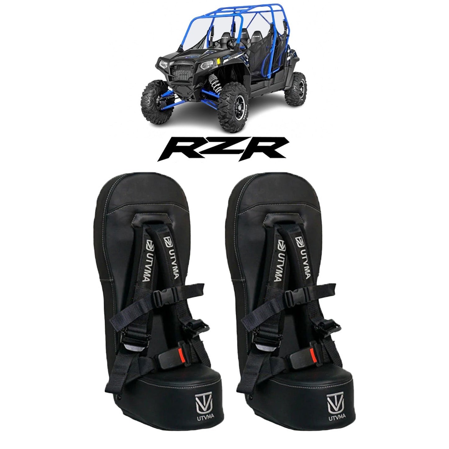 RZR 4 800 Bump Seats Set (Front and Rear) - Bump Seat