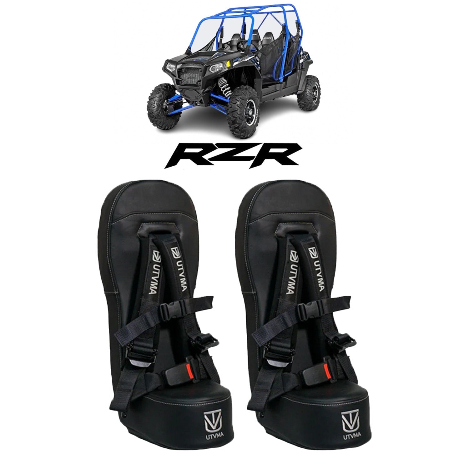 RZR 4 800 Bump Seats Set (Front and Rear) - Bump Seat