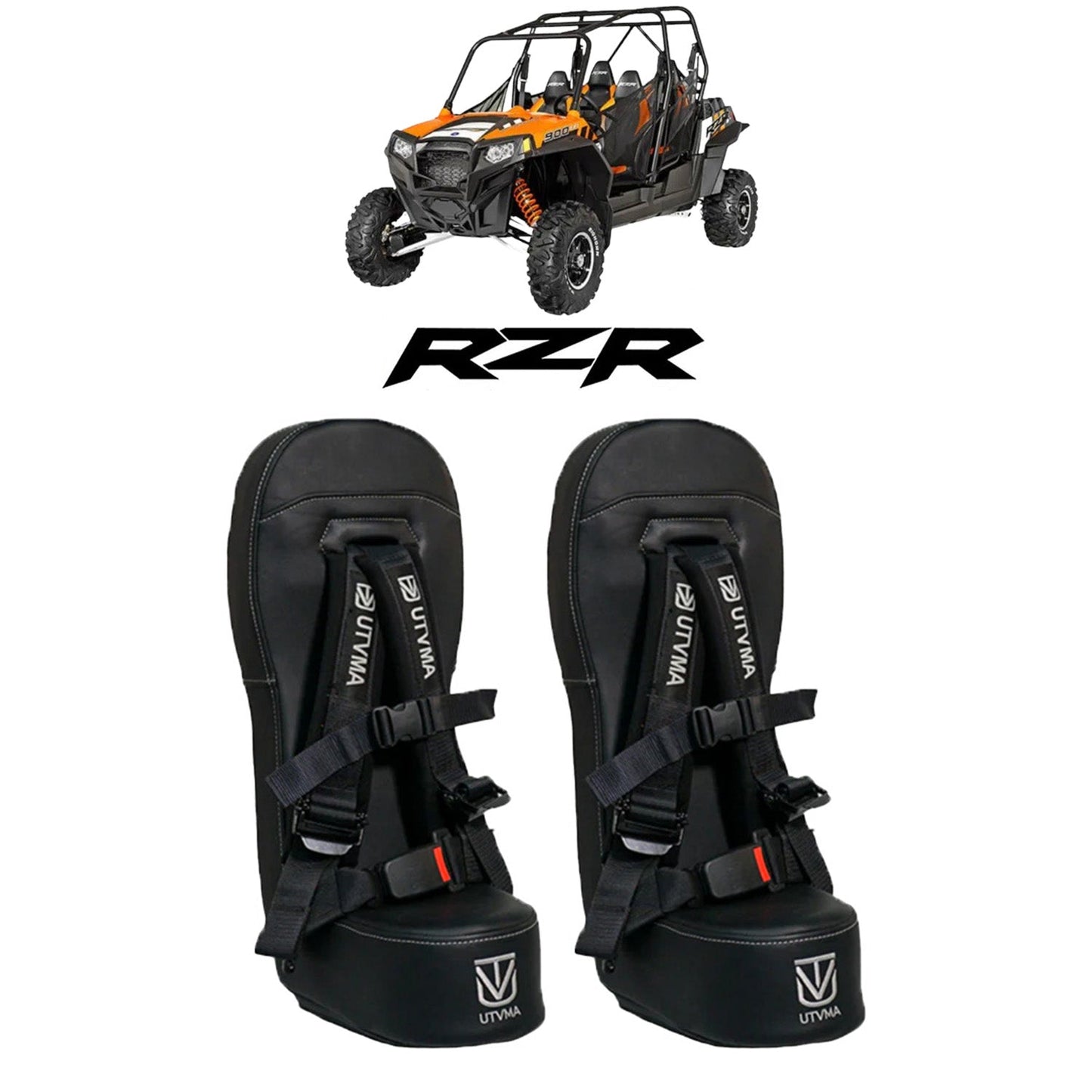 RZR 4 900 Bump Seat Set (2015-2024) (Front and Rear) - Bump Seat