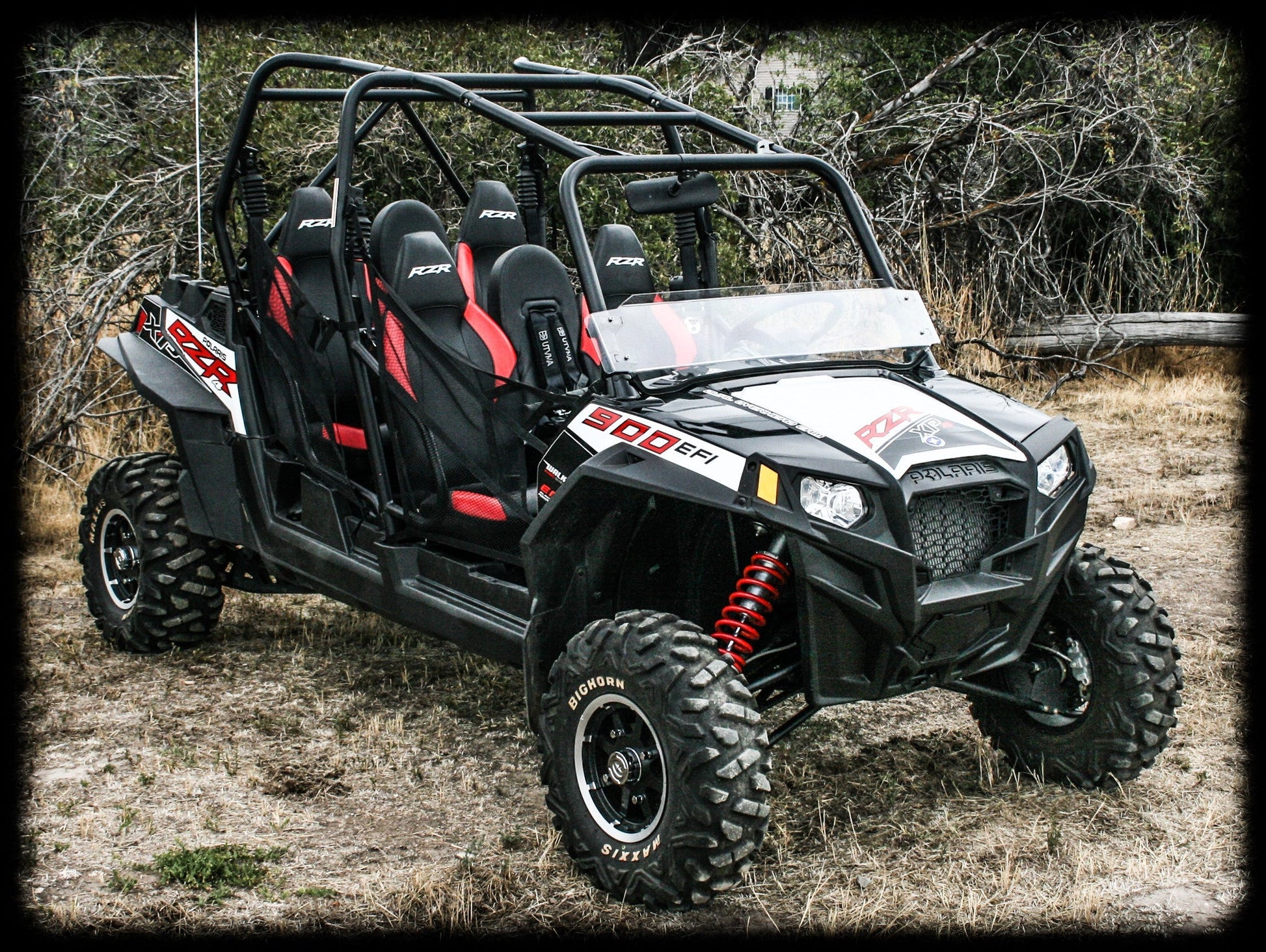 RZR 4 900 Bump Seat Set (2015-2024) (Front and Rear) - Bump Seat