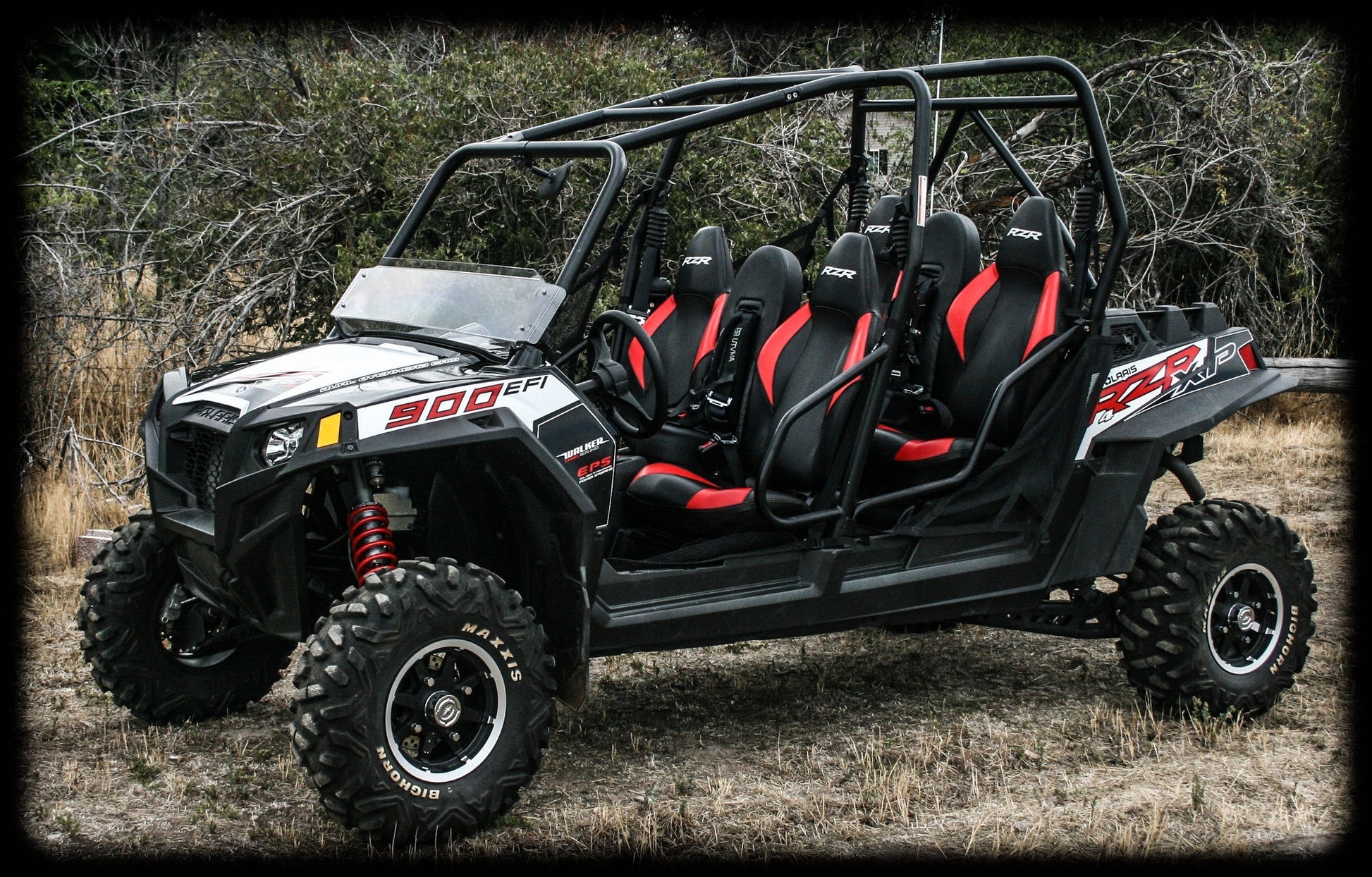 RZR 4 900 Bump Seat Set (2015-2024) (Front and Rear) - Bump Seat