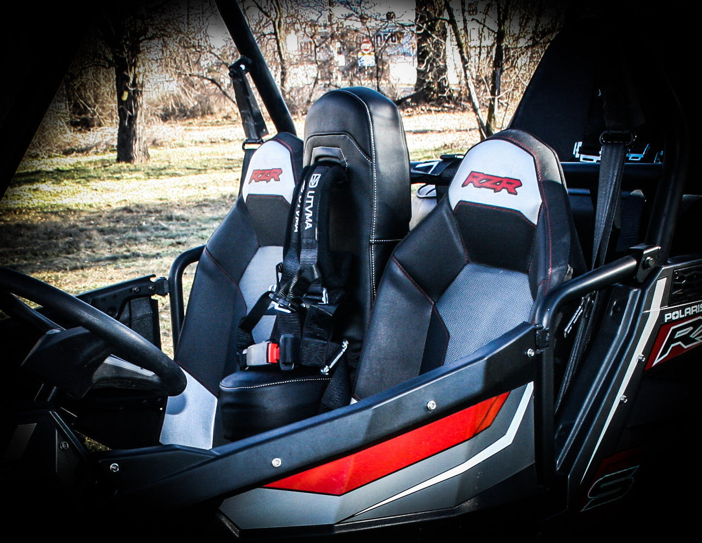 RZR 4 900 Bump Seat Set (Front and Rear) - Bump Seat