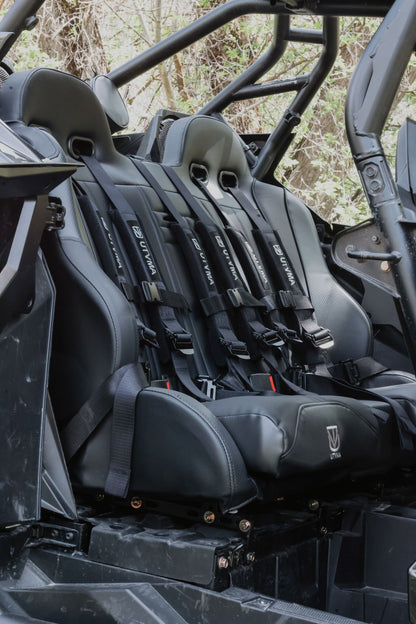 RZR 4 PRO (Turbo R Pro R Pro) Rear Bench Seat W Harnesses (2020-2024) - Bench Seat