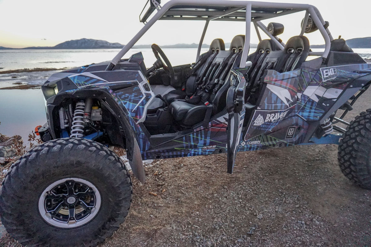 RZR 900/1000 Trail Front Bench Seat with Harnesses (2015+) - Bench Seat