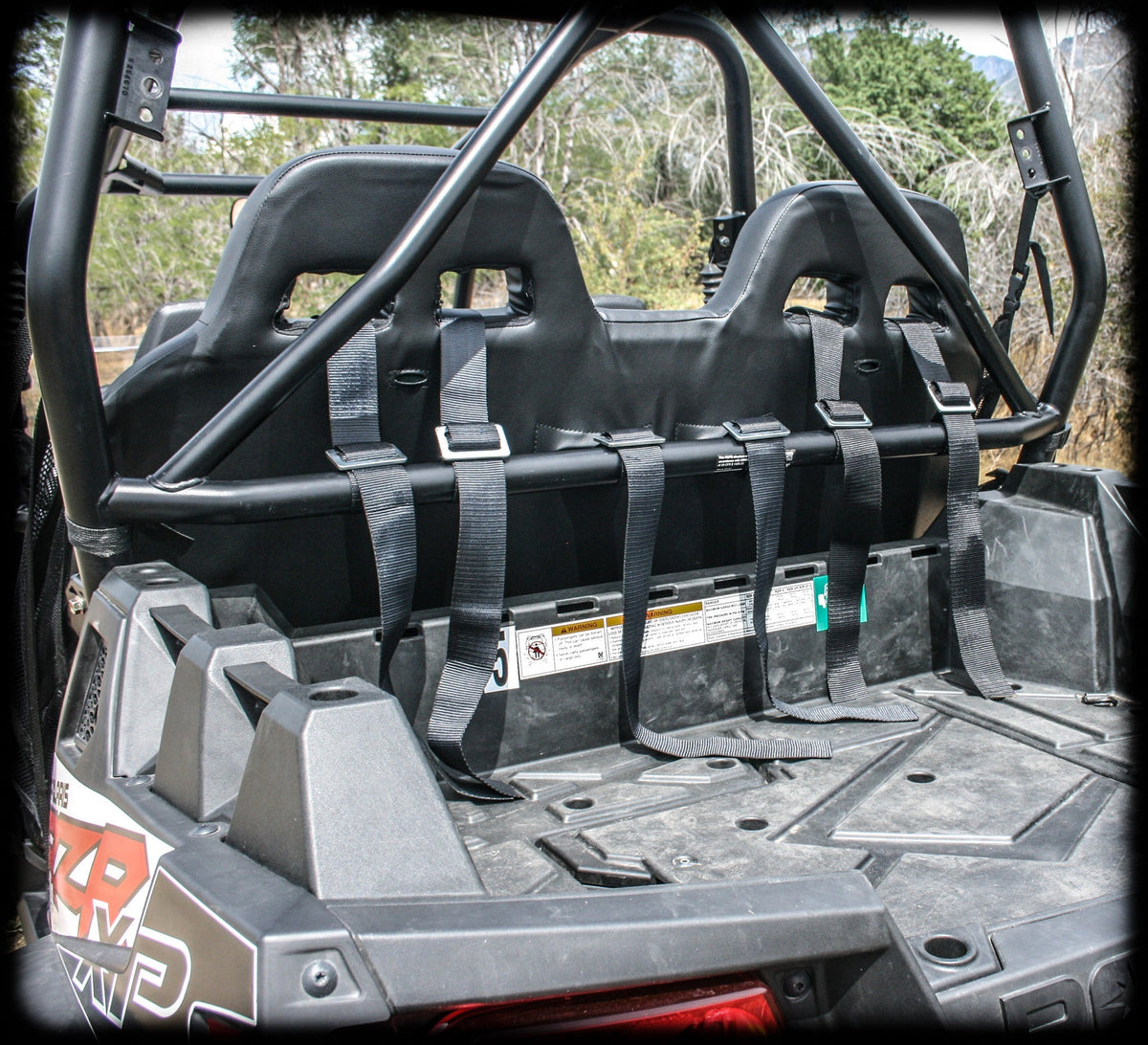 RZR 900/800 Rear Bench Seat W Harnesses (2010-2014) - Bench Seat