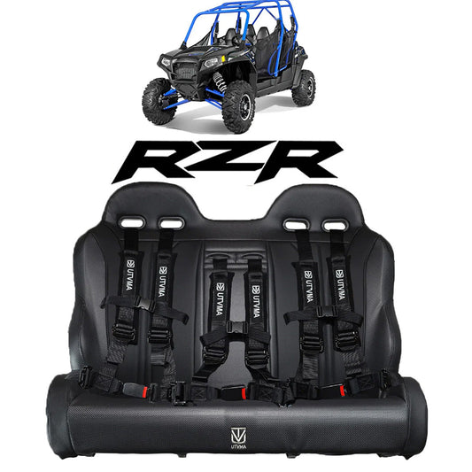 RZR 900/800 Rear Bench Seat W Harnesses (2010-2014) - Bench Seat