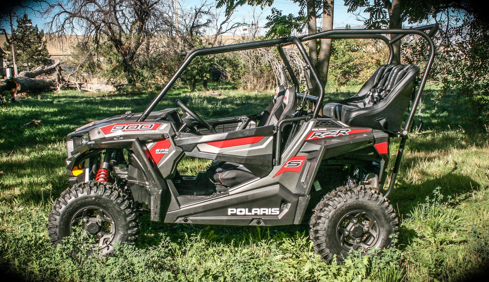 RZR 900 Back Seat and Roll Cage (2015-2020) - Backseat and Roll Cage
