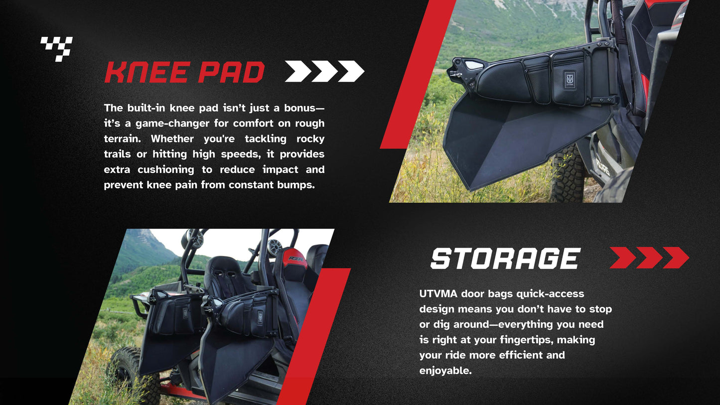 RZR 900 Front Door Bag Set (2014-2025) - Storage Bags