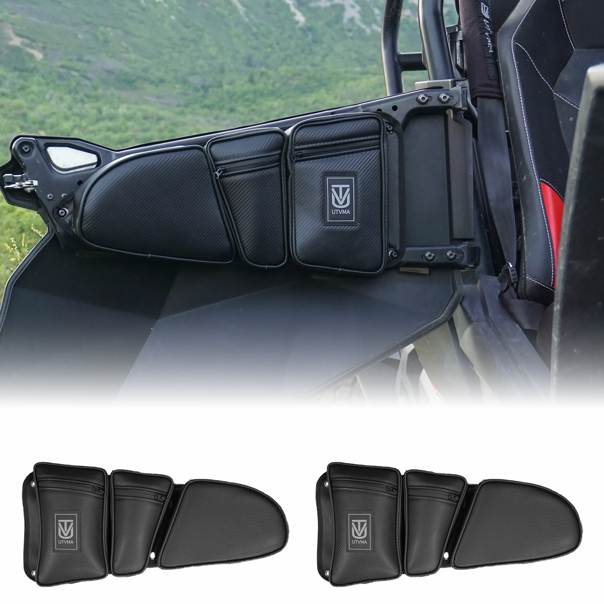 RZR 900 Front Door Bag Set (2014-2025) - Storage Bags