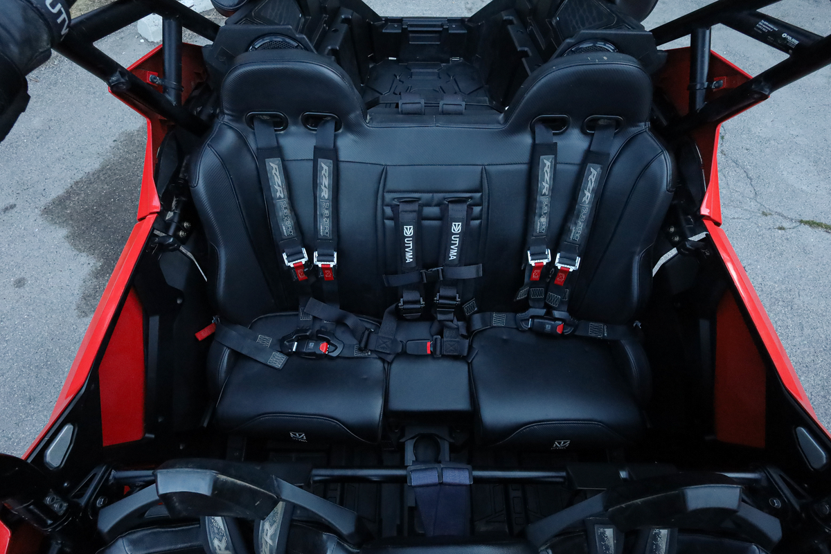 RZR PRO XP/ Pro S/ Pro R Rear Bench Seat W Harnesses (2025+) - Bench Seat