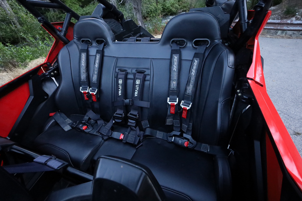 RZR PRO XP/ Pro S/ Pro R Rear Bench Seat W Harnesses (2025+) - Bench Seat