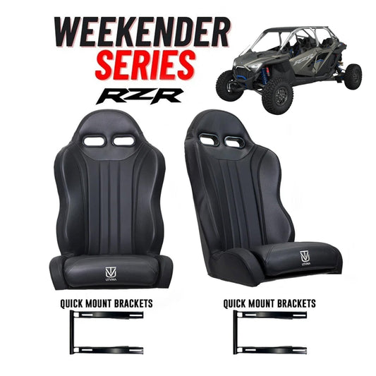 RZR PRO (XP Pro S Turbo R Pro R) 2 and 4 Seater ’Weekender’ Suspension Bucket Seats W/ Quick Mount Bracket (2020-2026)