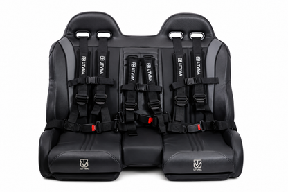 RZR Trail and RZR S Front Bench Seat W Harnesses(2015-2025) - Bench Seat