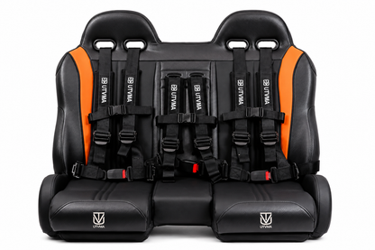 RZR Trail and RZR S Front Bench Seat W Harnesses(2015-2025) - Bench Seat