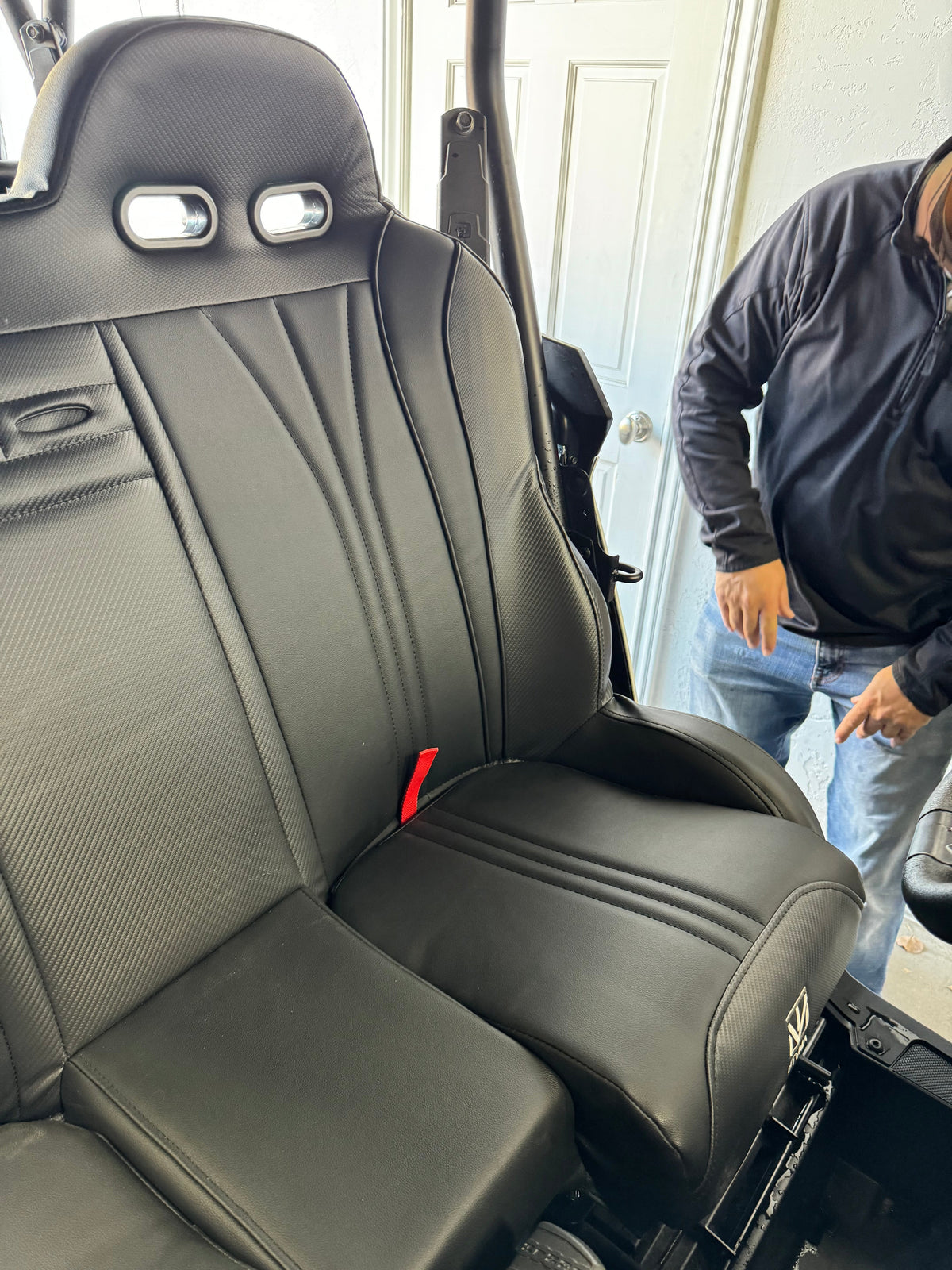 RZR Trail Front Bench Seat W Harnesses (2021+) - Bench Seat