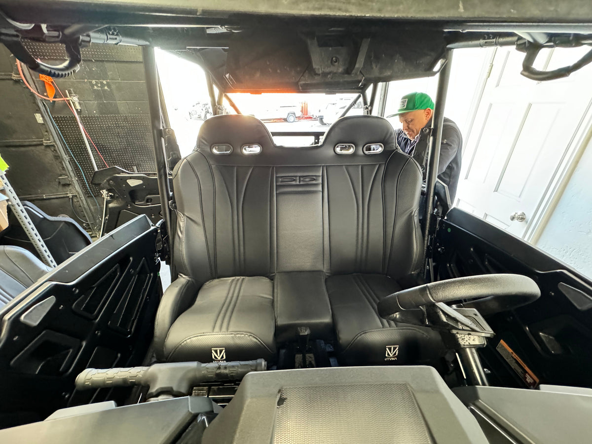 RZR Trail Front Bench Seat W Harnesses (2021+) - Bench Seat