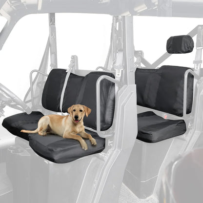 Seat Cover Set with Headrest Cover for Ranger Crew 1000/Crew XP 1000