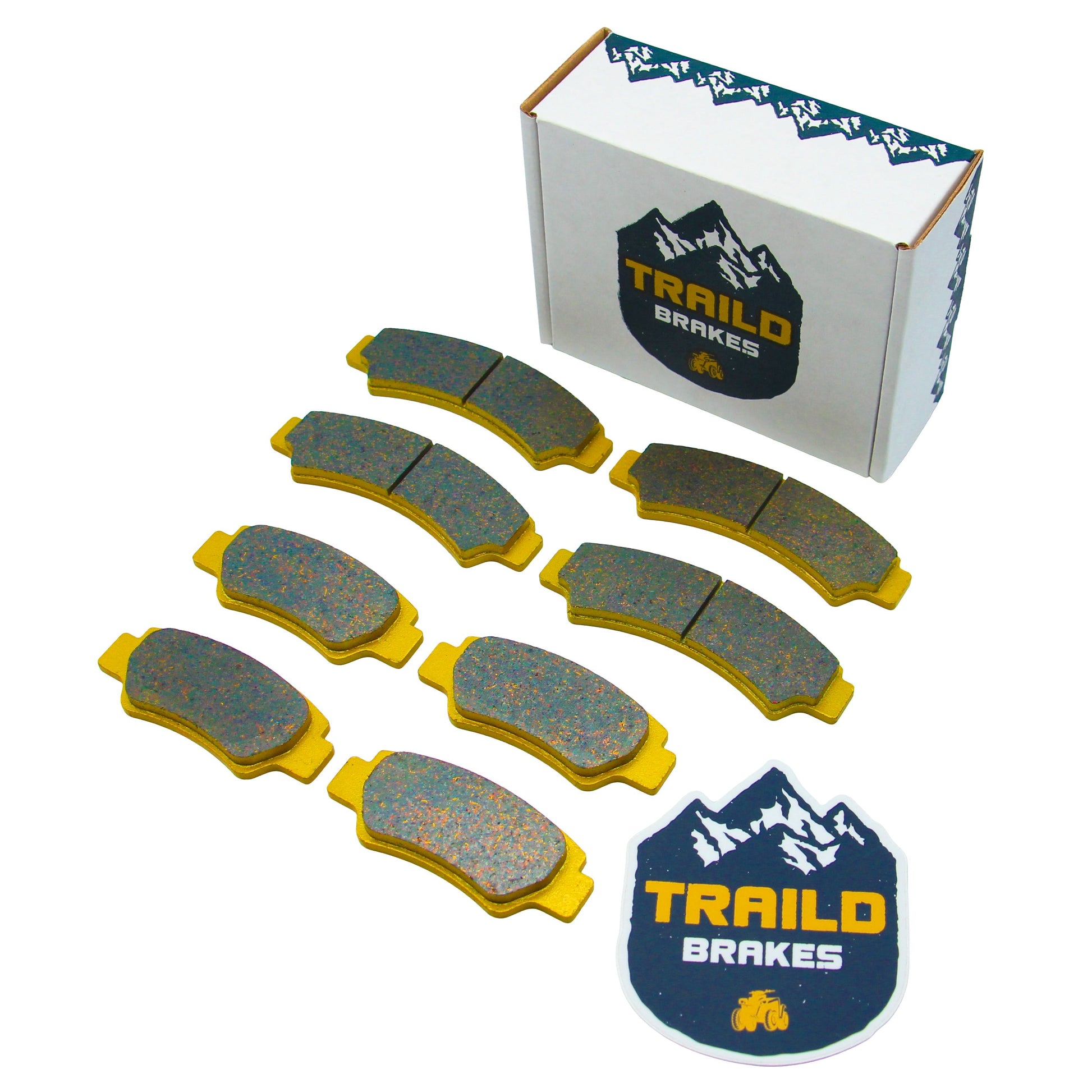 Segway Snarler AT5/AT6/AT10 2020-2025 Ceramic Brake Pad Set - Vehicle Parts & Accessories