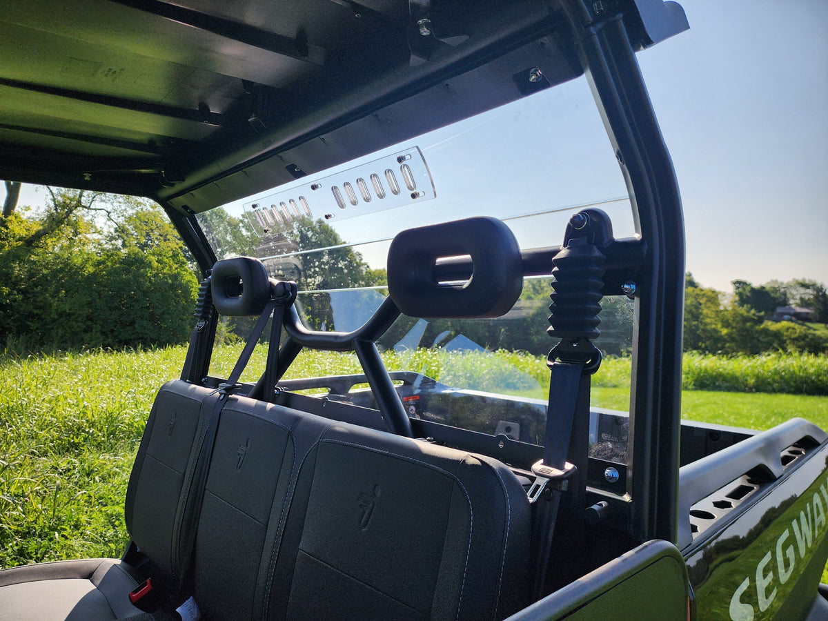 Segway UT10 Crew 1-Piece Rear Windshield with Tint Options - Windshields