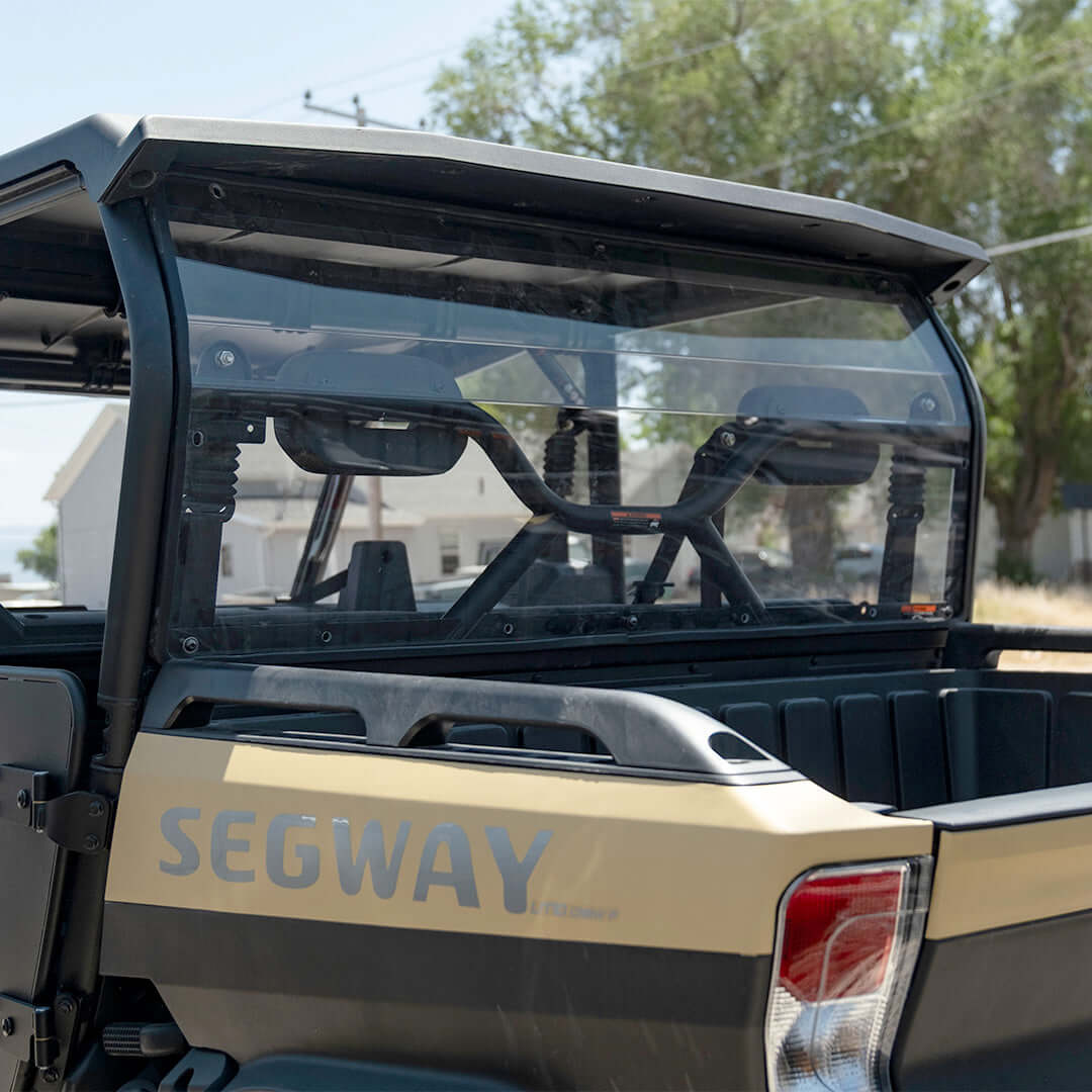 Segway UT10 Crew Polycarbonate Full Rear Windshield - Polycarbonate Rear Windshield