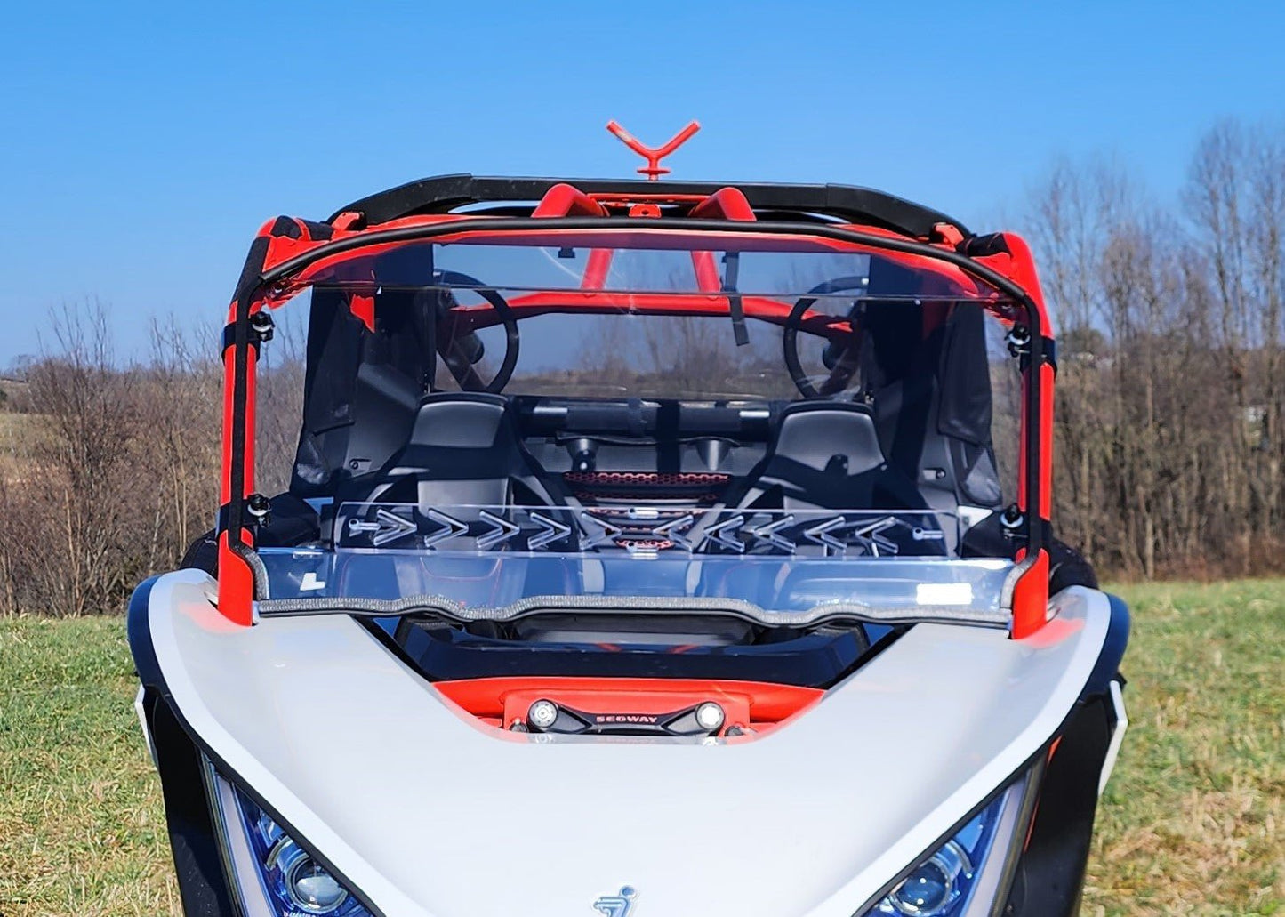 Segway Villain - 1 Pc General-Purpose Windshield with Clamp & Vent Options - Windshields