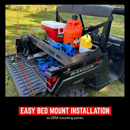 Seizmik Bed Rack Basket- Polaris Ranger and Can-Am Defender Models - Racks