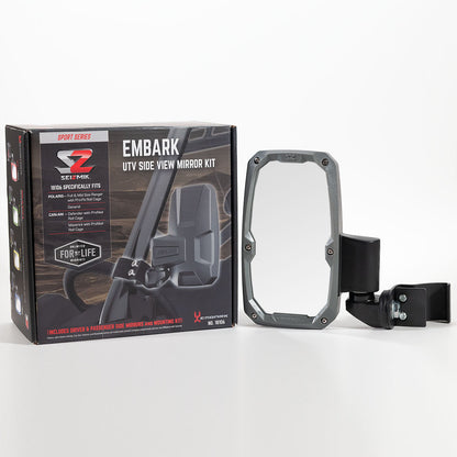Seizmik Embark Side View Mirror with ABS Body & Bezel - Pro-Fit/Profiled (Pair) - Mirrors