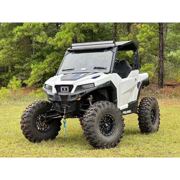 Seizmik Flip-Up Versa-Vent Windshield for Polaris General Scratch-Res-Poly - Windshields