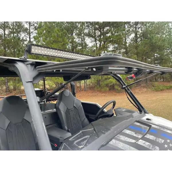 Seizmik Flip-Up Versa-Vent Windshield for Polaris General Scratch-Res-Poly - Windshields