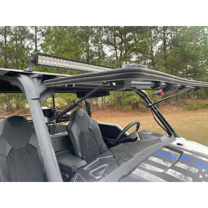 Seizmik Flip-Up Versa-Vent Windshield for Polaris General Scratch-Res-Poly - Windshields