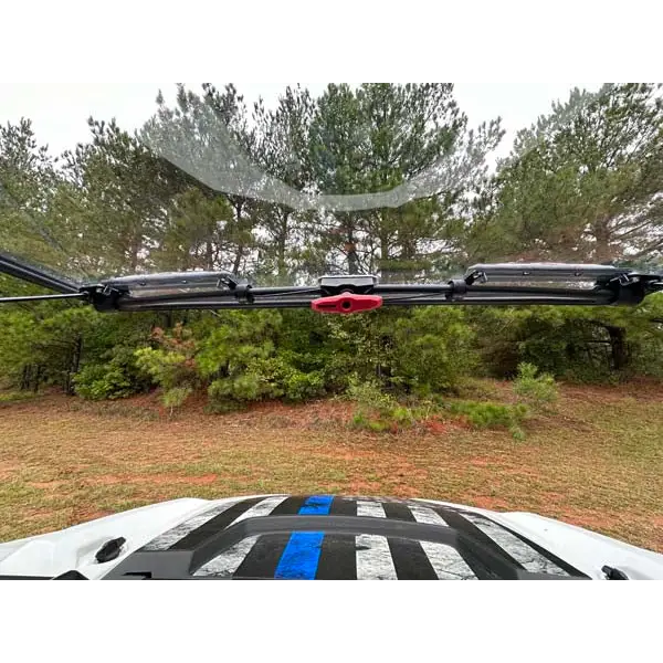 Seizmik Flip-Up Versa-Vent Windshield for Polaris General Scratch-Res-Poly - Windshields