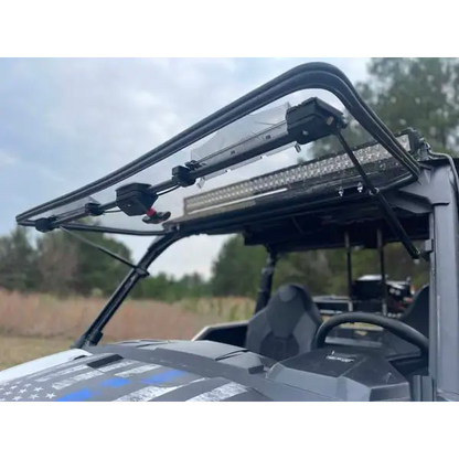 Seizmik Flip-Up Versa-Vent Windshield for Polaris General Scratch-Res-Poly - Windshields