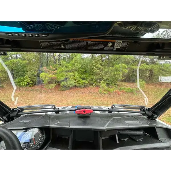 Seizmik Flip-Up Versa-Vent Windshield for Polaris General Scratch-Res-Poly - Windshields