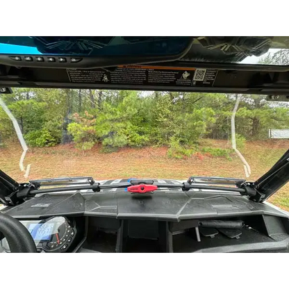 Seizmik Flip-Up Versa-Vent Windshield for Polaris General Scratch-Res-Poly - Windshields