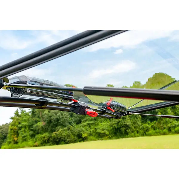 Seizmik Flip-Up Versa-Vent Windshield for the Can-Am Defender - Scratch-Res-Poly - Windshields