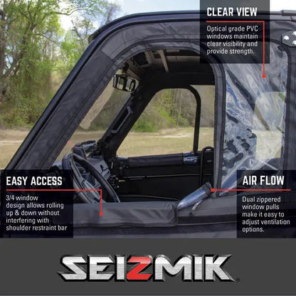 Seizmik Framed Door Kit for Can-Am Defender MAX - Doors